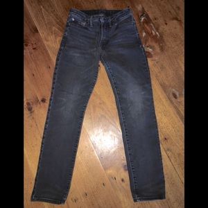 Used boys American Eagle Next Level Flex black jeans 26x30 stretchy